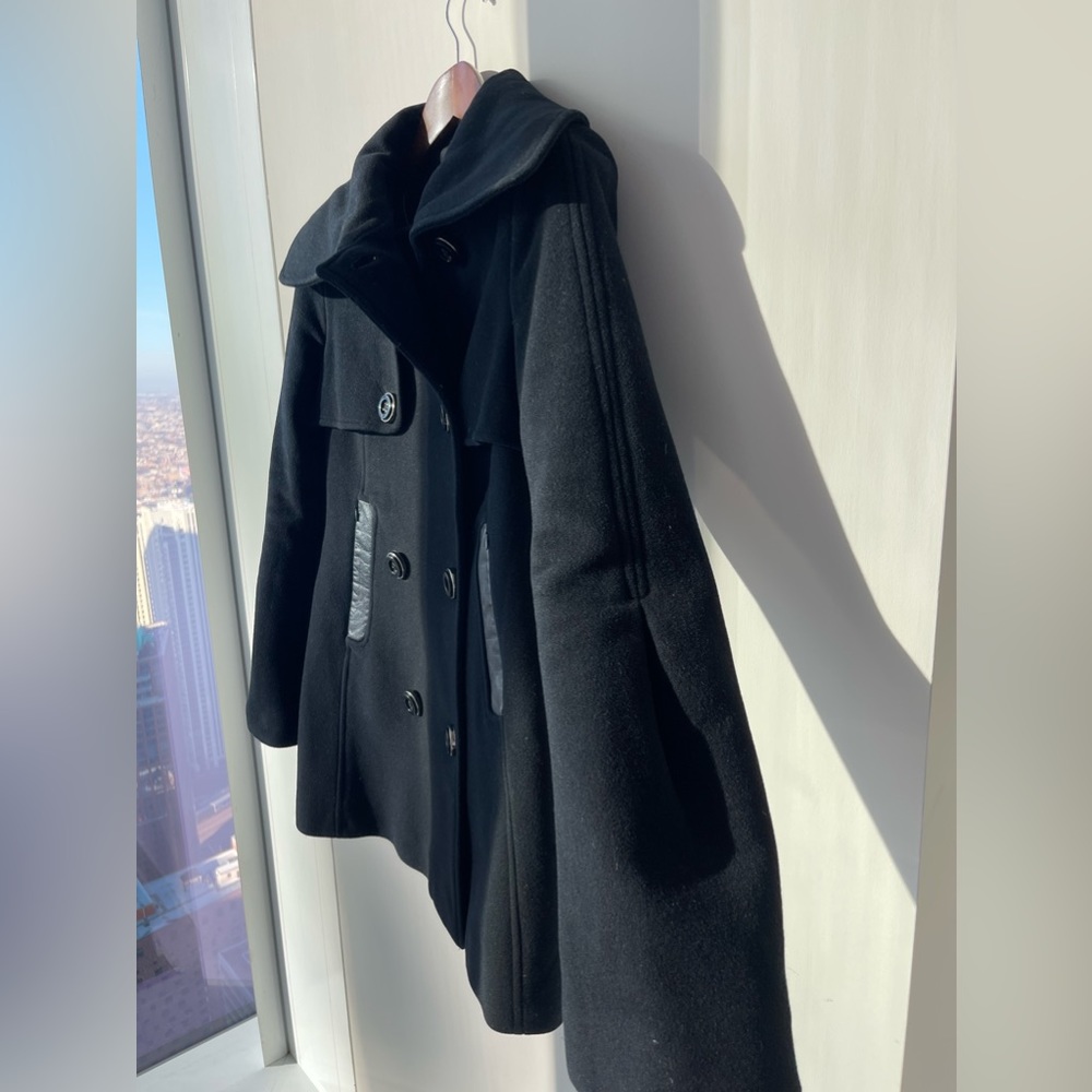 Mackage Double-Breasted Pea Coat - Picture 6 of 10